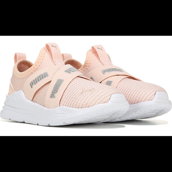 Puma Kids Wired Run Slip On Sneaker Size 12 Toddler Girl - Picture 5 of 16